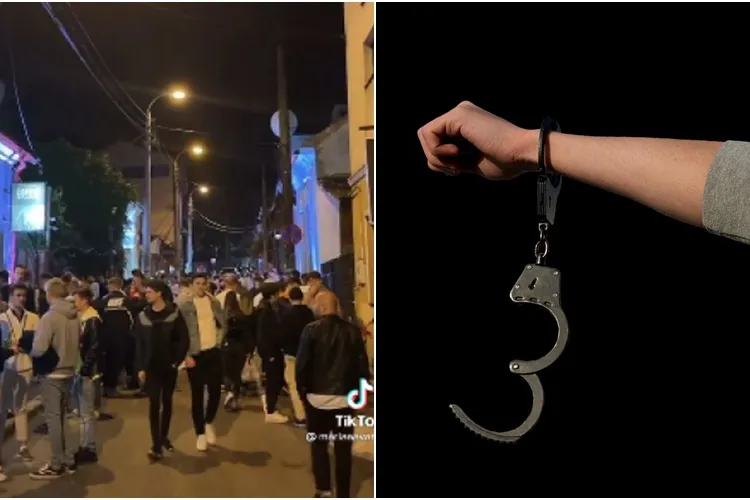 Incident pe Piezișă! Doi polițiști se chinuie să încătușeze un tânăr - VIDEO