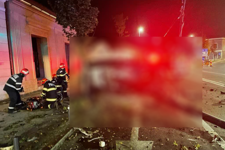FOTO. Accident grav pe Calea Moților, Cluj-Napoca! Un tânăr de 25 de ani și-a pierdut viața după o coliziune violentă