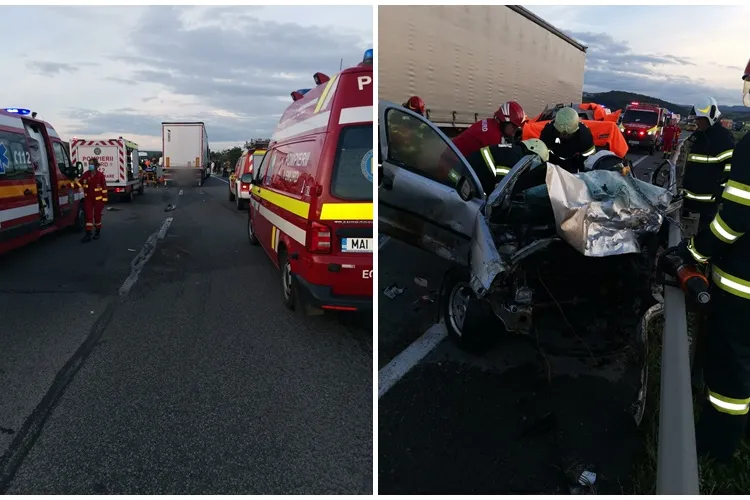 Accident mortal pe centura Vâlcele-Apahida. Viteza face victime - FOTO