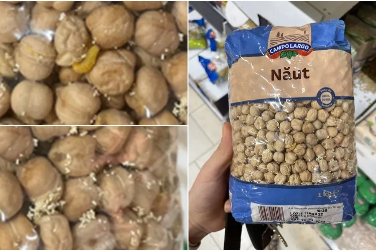 Naut cu viermi la un magazin Lidl: Controlul calitatii la Lidl! - FOTO