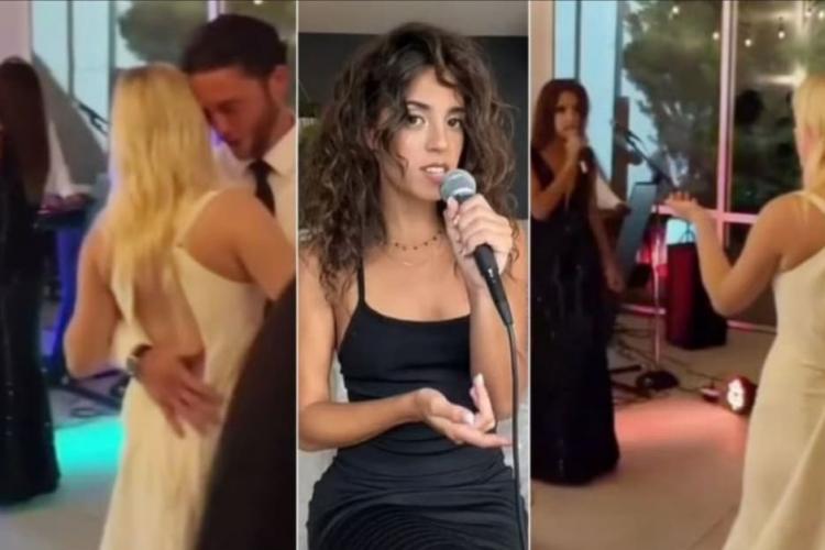 VIDEO. Angajată să cânte la nunta fostului ei iubit care a înşelat-o, o tânără le-a întins o „capcană” mirilor