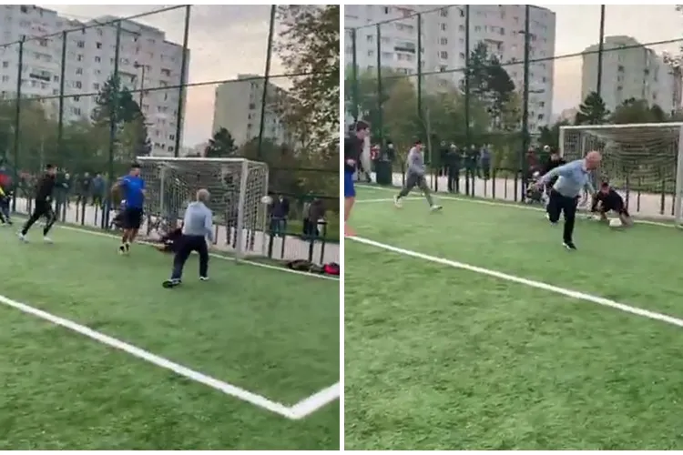 Boc, component al naționalei de fotbal U21! A jucat fotbal la Cluj contra ”naționalei” puștilor. A ratat, dar la final a adus victoria - VIDEO