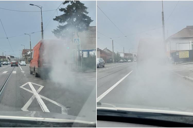 ”Criminal de ozon”, amendat la Cluj pentru că polua excesiv. S-au dat amenzi și pentru anvelope uzate