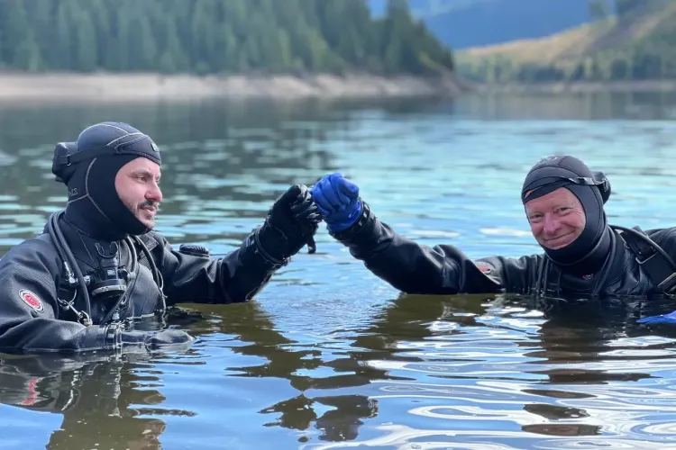 Scafandrii Salvamont Cluj, instruiți la Beliș pentru intervențiile de mare dificultate   