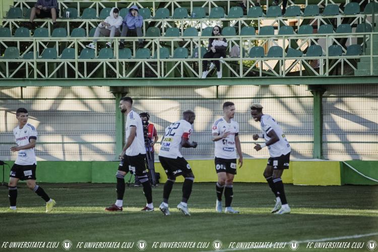 U Cluj a bătut cu 1-0 pe Mioveni. Antrenorul Eugen Neagoe: ”A trebuit să sufăr și azi!”