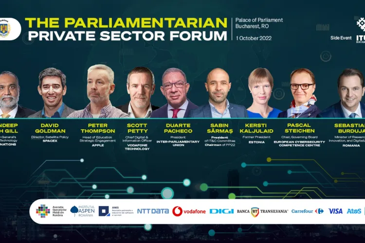 The Parliamentarian - Private Sector Forum reunește la București experți globali în tehnologie și parlamentari de pe întreg mapamondul