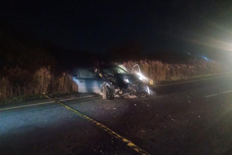 Accident grav la ieșire din Huedin - FOTO