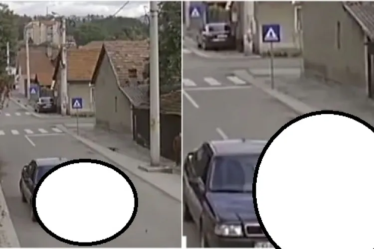 Un șofer a călcat intenționat un bărbat pe o stradă din Petroșani - VIDEO