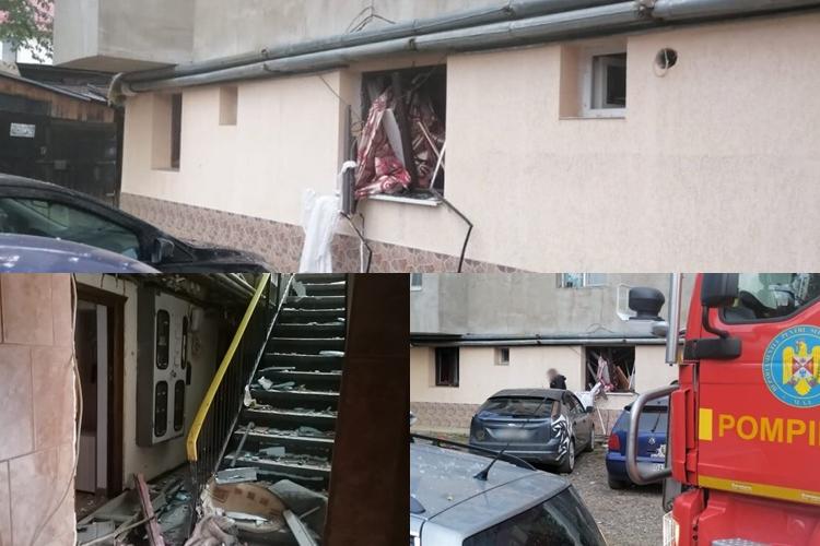 Explozie devastatoare într-un bloc: 19 apartamente şi două maşini, distruse după o deflagraţie provocată de o butelie