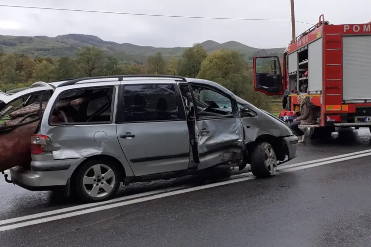 Accident la ieșire din Poieni spre Huedin