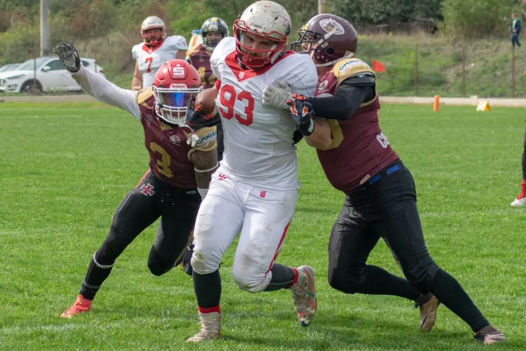 Cluj Crusaders a fost învinsă de Reșița Locomotives, în Campionatul național de fotbal american - FOTO