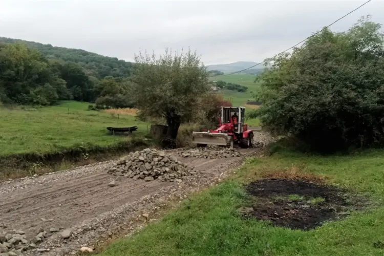 Asfaltare și întreținere pe DJ 161F Valea Caldă - Cătina - limită cu județul Bistrița-Năsăud