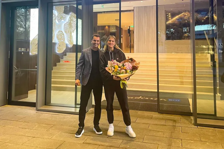 Eugenie Bouchard a ajuns la Cluj, unde va juca la Transylvania Open