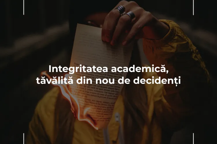 Alianța Națională a Studenților, după plagiatul ministrului Educației: Integritatea academică, tăvălită de decidenți