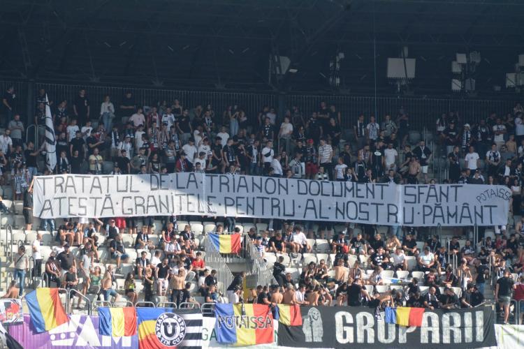 Suporterii U Cluj, reclamați la Consiliul Discriminării de o asociație maghiară