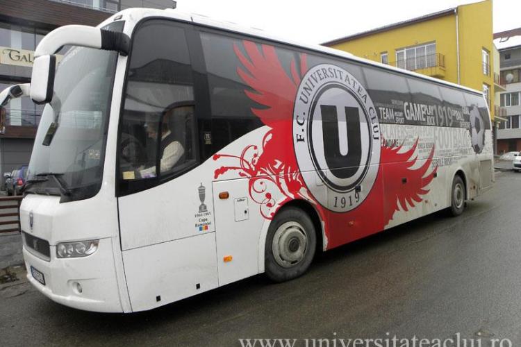 Universitatea Cluj are autocar pentru Liga 1