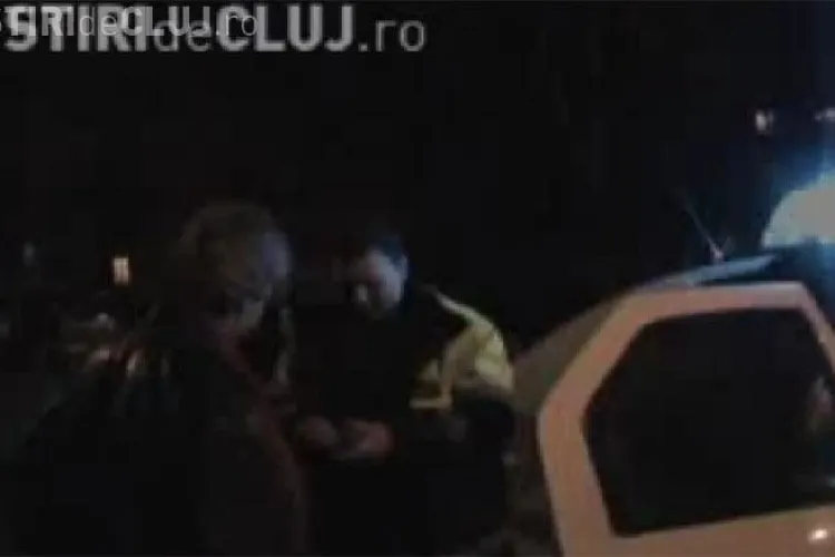 Un clujean beat a scapat ca prin minune dintr-un accident de circulatie - VIDEO