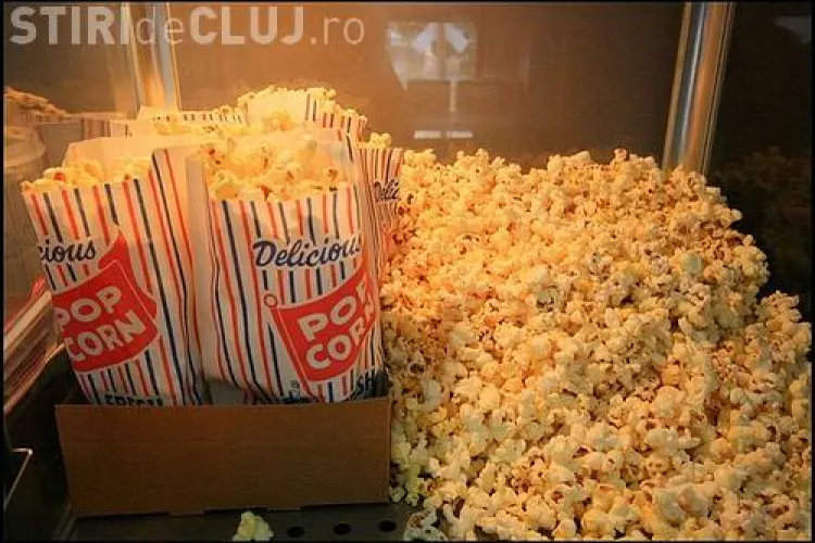Nutritionistii din Marea Britanie militeaza pentru micsorarea portiilor de popcorn la cinema