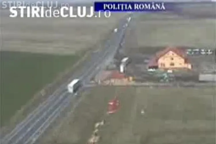 Politistii au iesit la "vanatoare" de vitezomani cu elicopterul - VIDEO