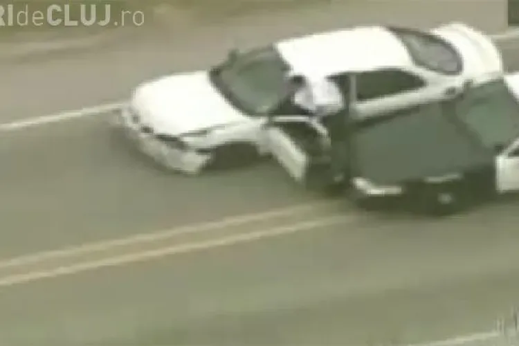 VIDEO - Urmarire spectaculoasa in SUA. Un sofer care a incercat sa scape de politie a fost in cele din urma impuscat