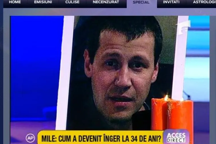 Gafa de proportii. La emisiunea "Acces direct" a fost plans un alt Mile Carpenisan