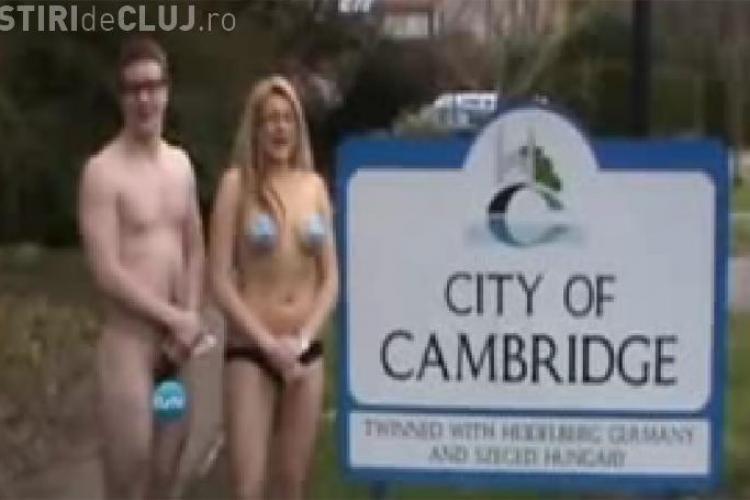 "Naked News" la celebra universitate Cambridge - VIDEO