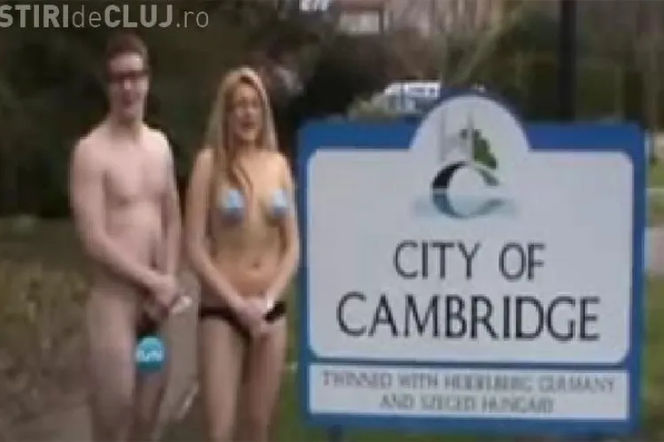 "Naked News" la celebra universitate Cambridge - VIDEO