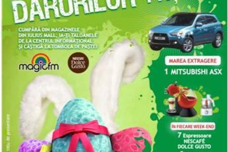 Iepurasul de Paste aduce la Iulius Mall Cluj 8.000 de premii 