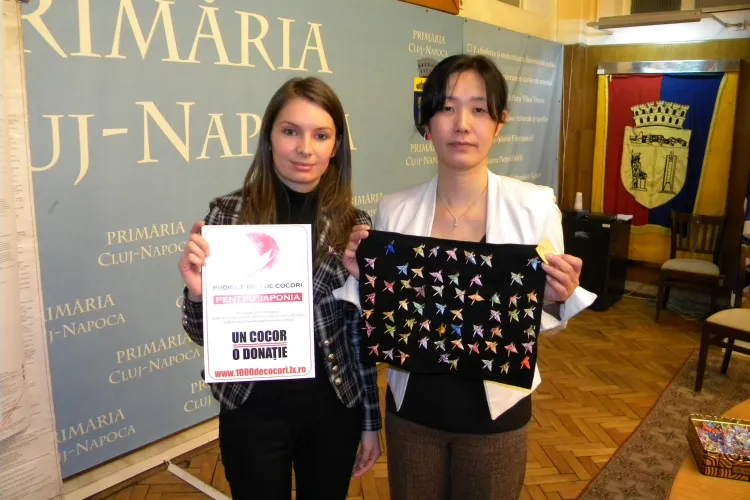 Vezi povestea unui cuplu de japonezi care "fabrica" la Cluj cocori, pentru a-si ajuta compatriotii loviti de cutremur! - VIDEO