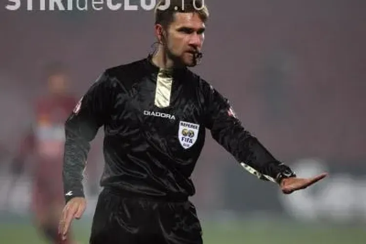 Alexandru Tudor arbitreaza vineri meciul U Cluj - Dinamo