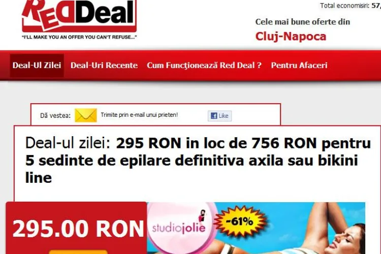 Epilare definitiva la 295 de lei in loc de 756 de lei (P)