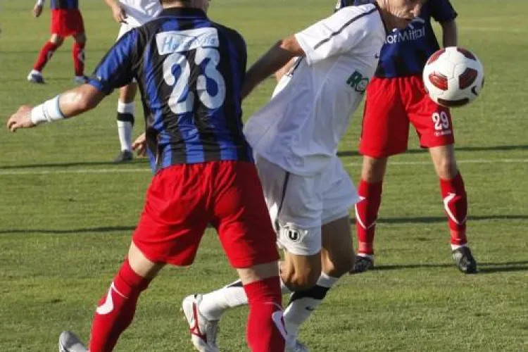 Otelul Galati - U Cluj 3-0! Un antrenament cu public pentru elevii lui Dorinel Munteanu! VEZI golurile - VIDEO