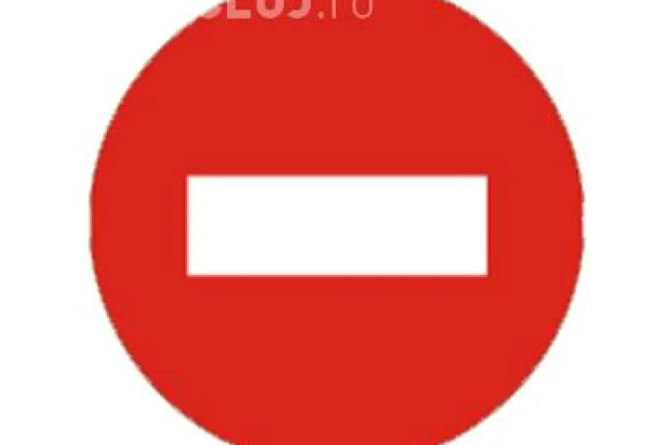 Acces auto restrictionat pe strada Andrei Saguna din Cluj-Napoca