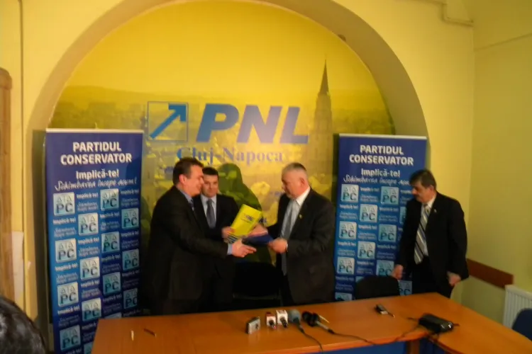 S-a constituit Alianta de Centru-Dreapta Cluj. Reprezentantii PNL si PC vor sa dea urmatorul primar al Clujului