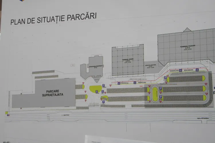 Vezi cum va arata noul parking suprateran de la Aeroportul International Cluj - VIDEO si FOTO