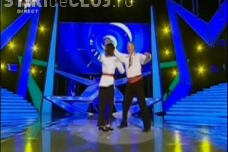 Emil Luca si-a invartit sotia de 400 de ori la "Romanii au talent"! - VIDEO 