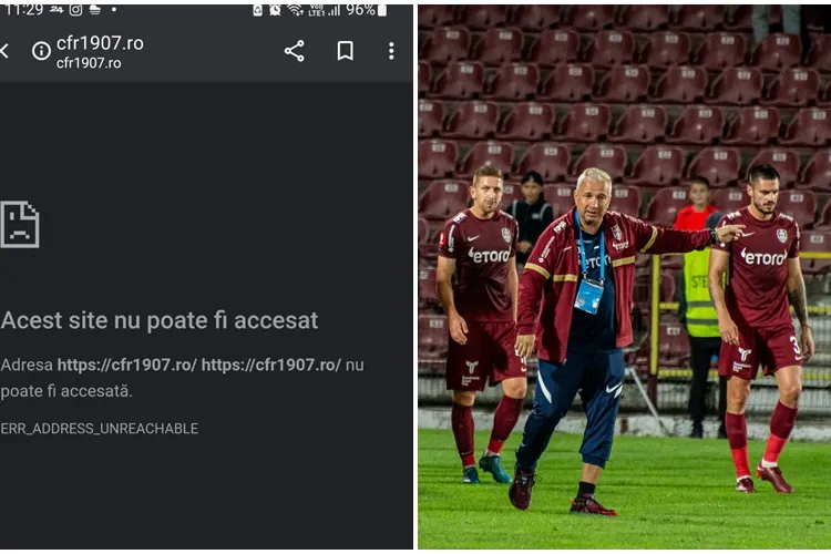 Siteul CFR Cluj a fost atacat de hackeri?