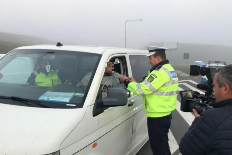 Mii de lei amenzi pe Autostrada Transilvania. Au fost verificate firmele care transportă persoane