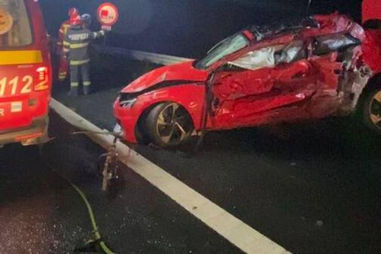 Accident cu 5 victime pe Autostrada Transilvania