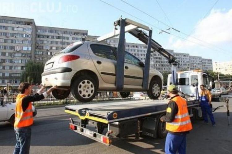Parlamentul a decis! Poliţia Rutieră va putea ridica mașinile parcate neregulamentar pe trotuar