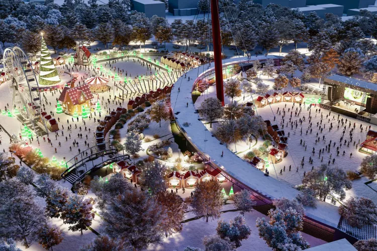 Cum va arăta Târgul de Crăciun UNTOLD din București. Primele randări arată foarte bine - FOTO