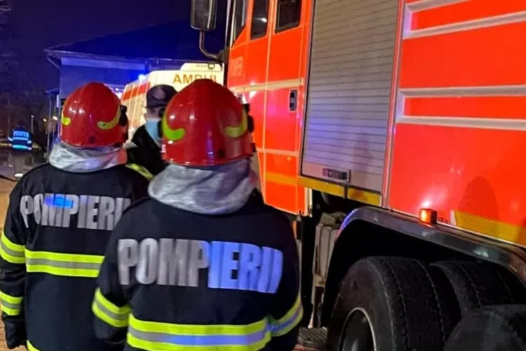 Momente de panică la Turda! Bărbat salvat de un echipaj SMURD după ce focul i-a cuprins hainele