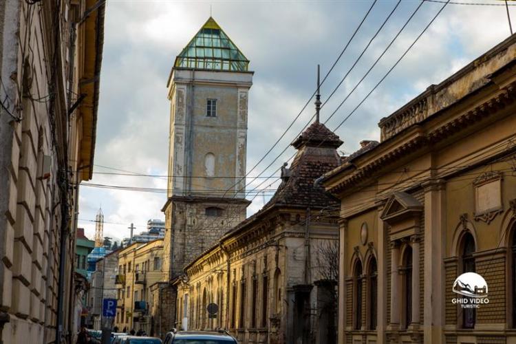 Turnul Pompierilor, revitalizat până la sfârșitul acestui an. Clădirea emblematică a Clujului va oferi un nou punct de belvedere asupra orașului