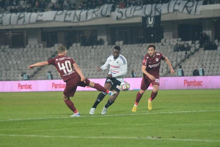 Cristi Balaj se plânge de arbitrajul de la meciul U Cluj - CFR Cluj, din Cupa României