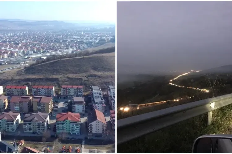 Bară la bară pe centura de Nord a Floreștiului spre Cluj-Napoca - FOTO