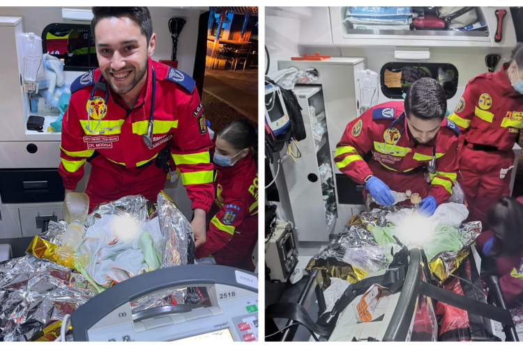 Misiune contracronometru în Târgu Mureș! Gemeni nou-născuţi, intraţi în stop cardio-respirator, salvați de trei echipaje SMURD