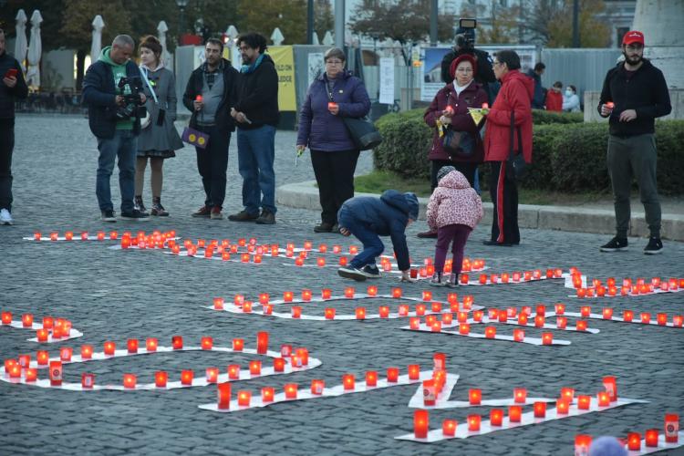 Protest la Cluj împotriva infecțiilor nosocomiale din spitale, care curma vieți nevinovate - VIDEO