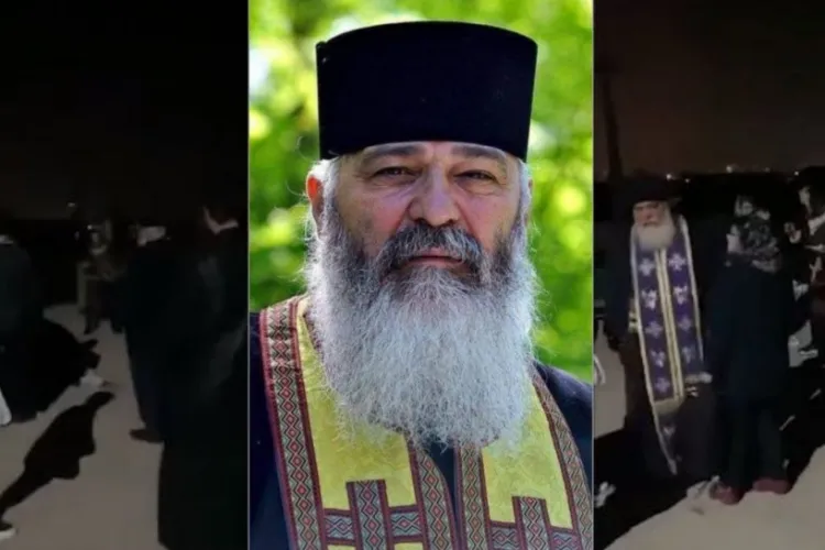Părintele Calistrat, despre incidentul cu enoriașa pe care a pălmuit-o la Mănăstirea Vlădiceni: „Sunt două copile nemăritate. Au puțină isterie”