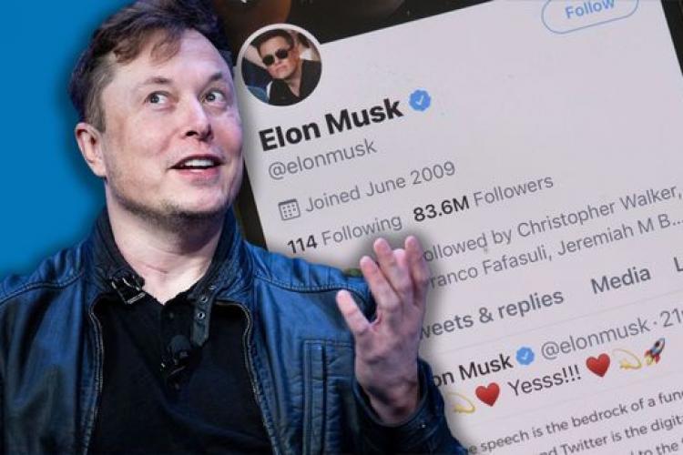 Elon Musk a dat afară conducerea Twitter și va debloca persoanele interzise pe viață pe rețea