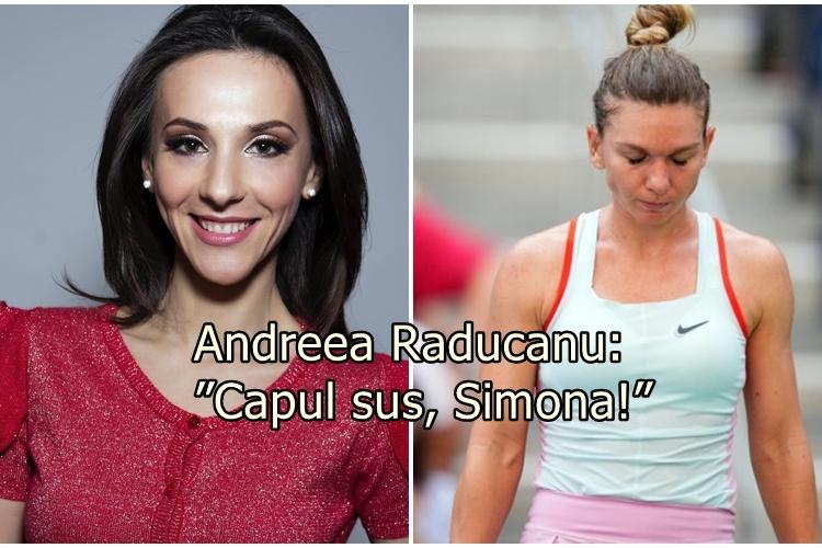 Îndrăgita gimnastă Andreea Răducanu i-a oferit Simonei Halep sfaturi în clipele grele prin care trece